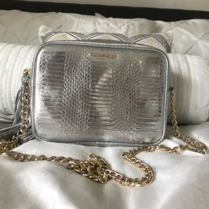 Silver Victoria Secret Crossbody Purse